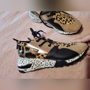 Animal print fashion sneakers S10